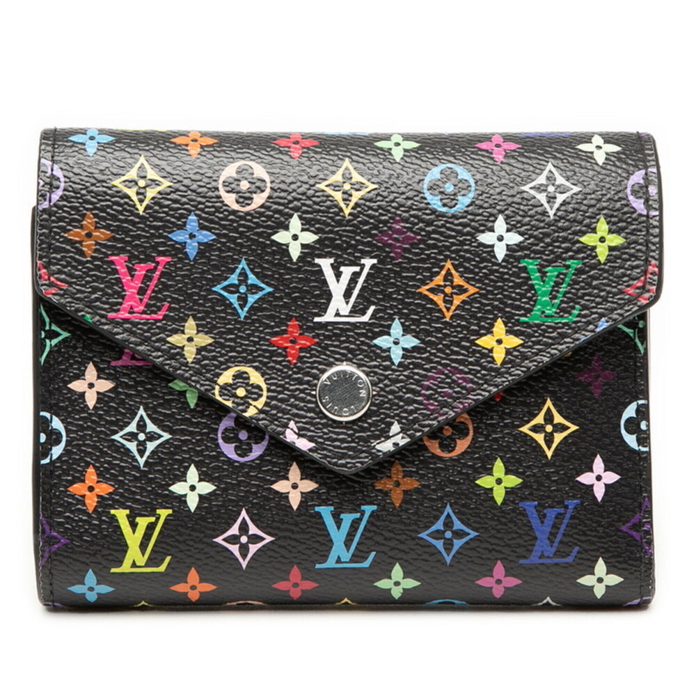 Louis Vuitton x Takashi Murakami Portefeuille Victorine Tri-fold Wallet M1416...